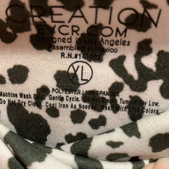 Evolution and creation animal print leggings size 1X - Picture 5 of 6